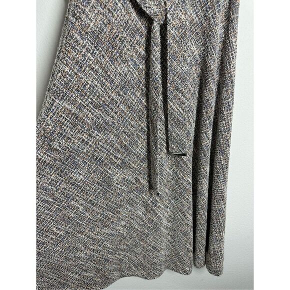 Calvin Klein Tweed Belted A-Line Midi Dress Size 10 - Picture 7 of 16